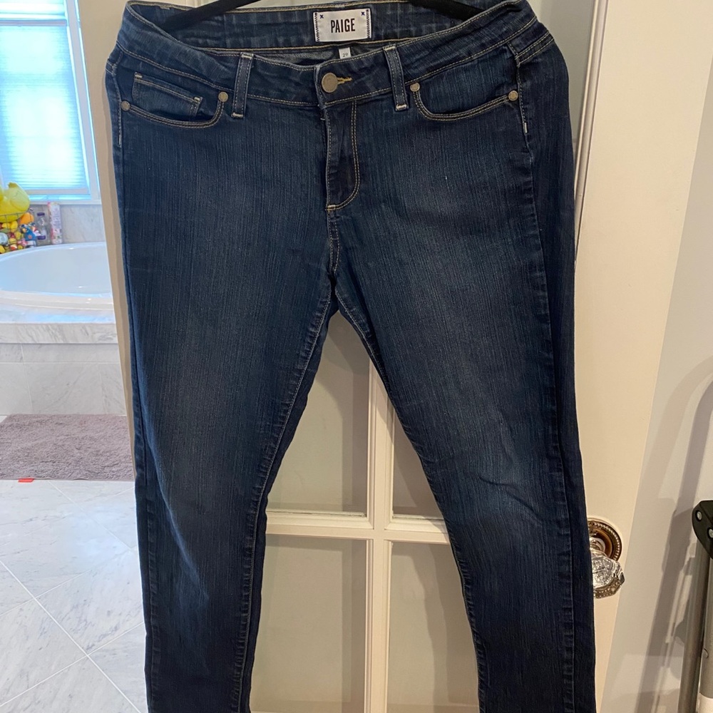 Paige Skyline ankle length cropped jean